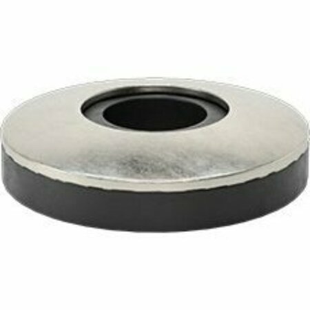 BSC PREFERRED 18-8 Stainless Steel with Neoprene Rubber Sealing Washer for No. 12 Screw 0.24 ID 0.5 OD, 100PK 94709A213